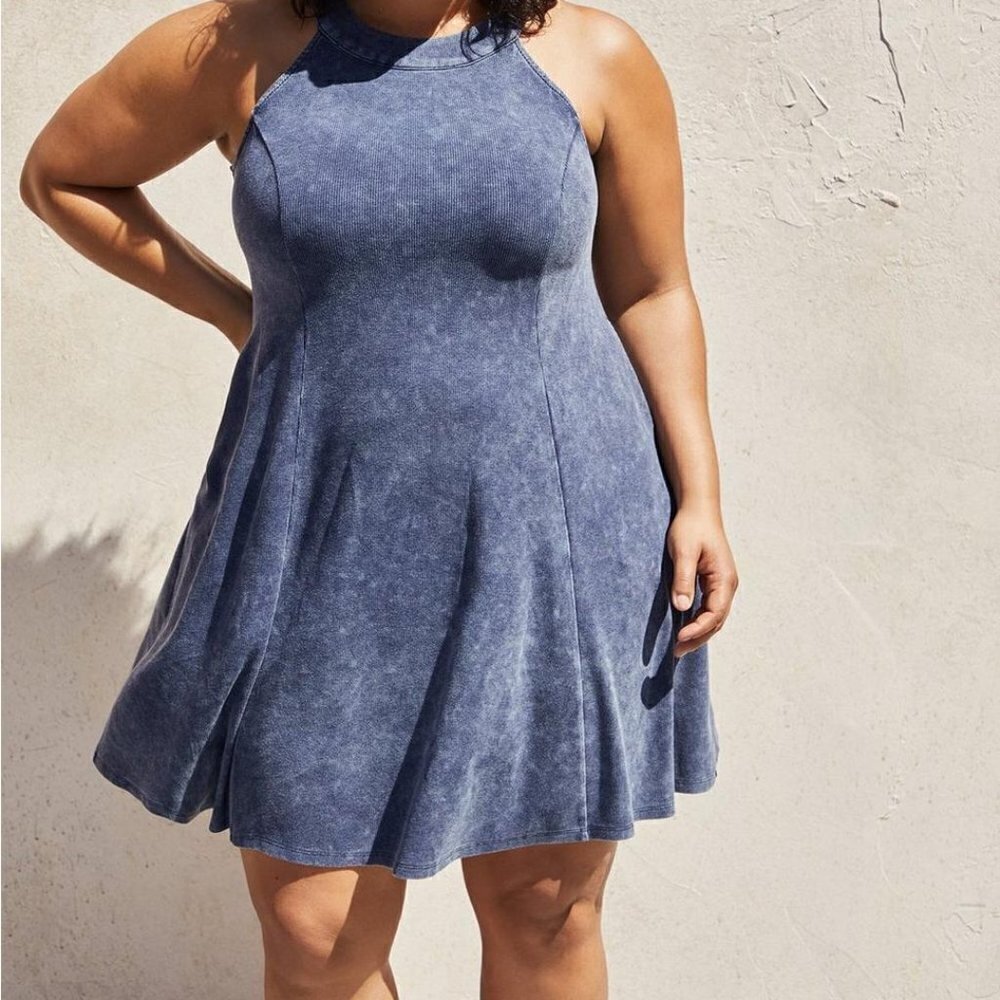 Torrid Mini Rib Trapeze Dress NWT NEW 2x